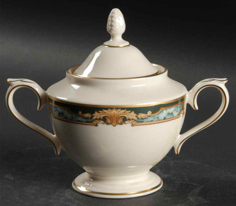 Crestwood Sugar Bowl & Lid by Lenox-1