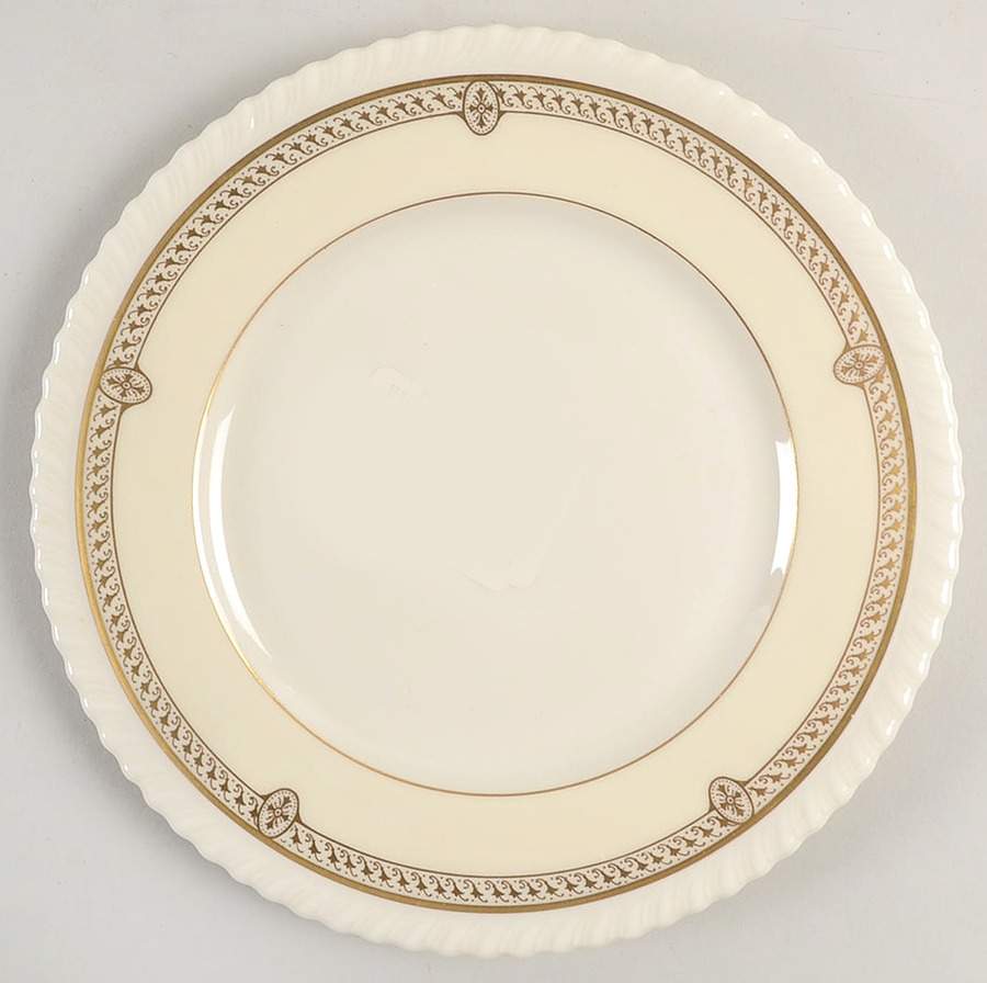 Crinoline Cream Salad Plate by Lenox-1