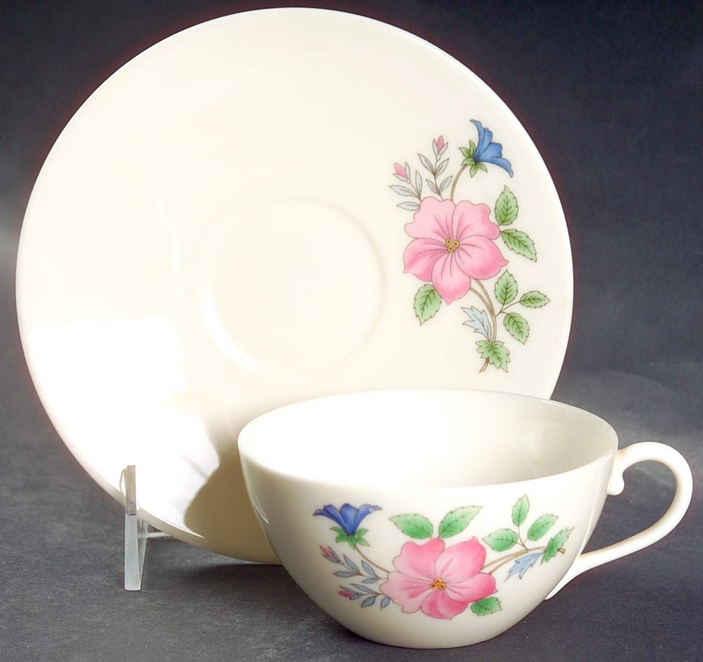 Cynthia Flat Cup & Saucer Set by Lenox-1