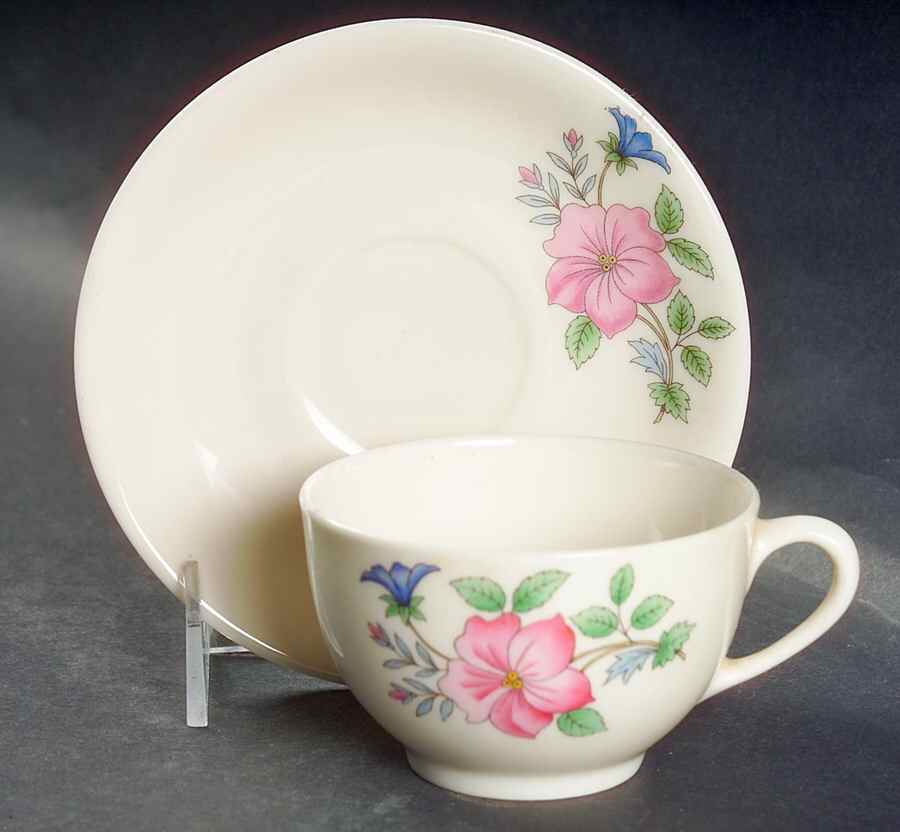 Cynthia Flat Cup & Saucer Set by Lenox-1