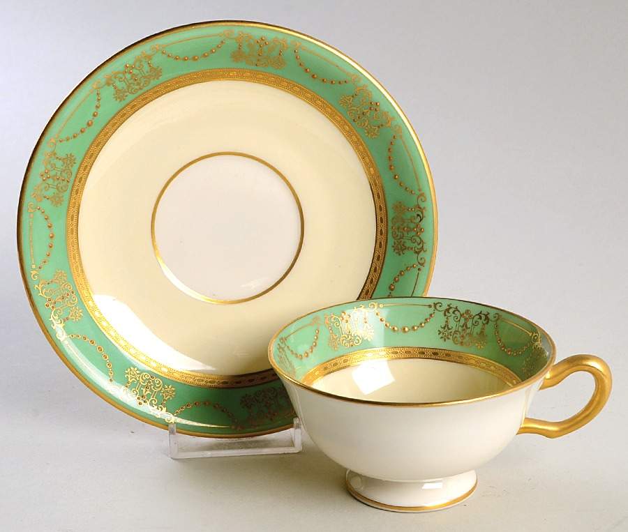 D314g Footed Cup & Saucer Set by Lenox-1