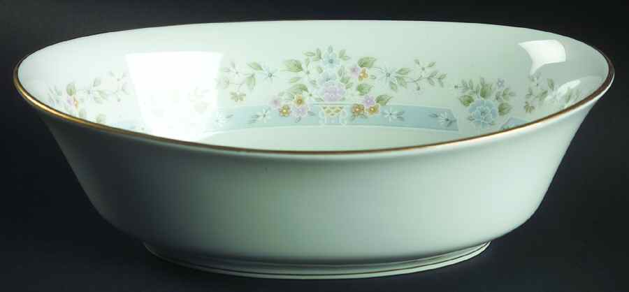 Daisy Basket 9" Oval Vegetable Bowl by Lenox-1