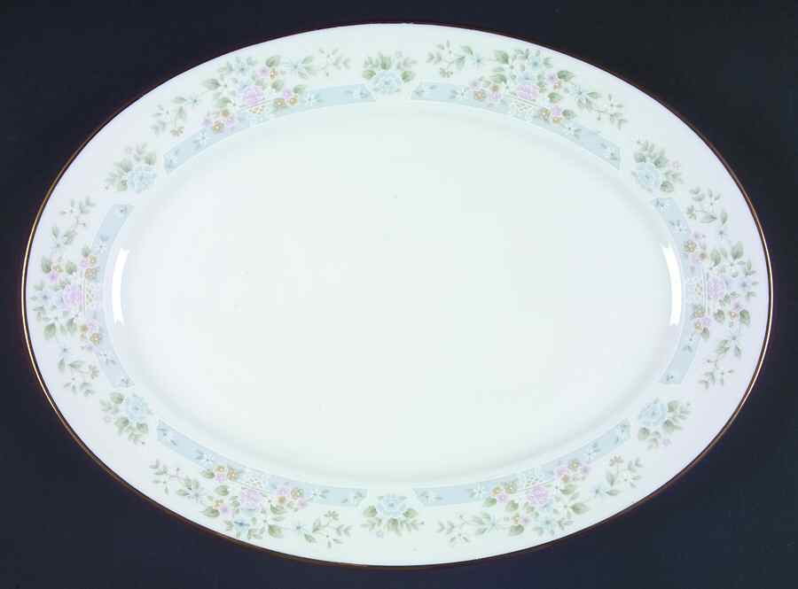 Daisy Basket 14" Oval Serving Platter by Lenox-1