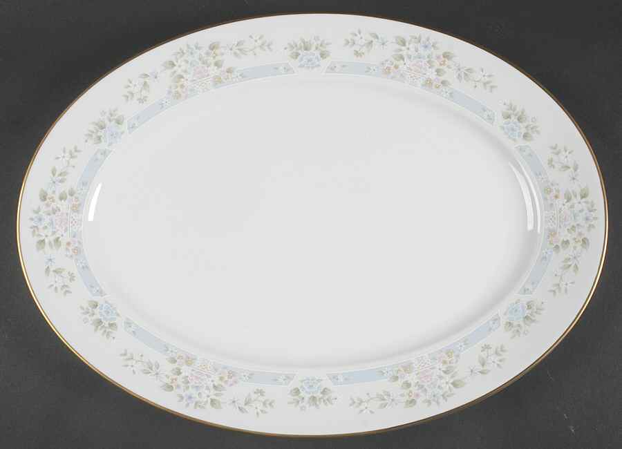 Daisy Basket 16" Oval Serving Platter by Lenox-1