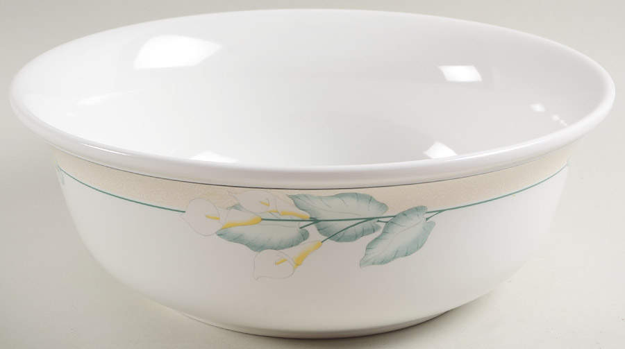 Dancing Lilies 10" Pasta Serving Bowl by Lenox-1