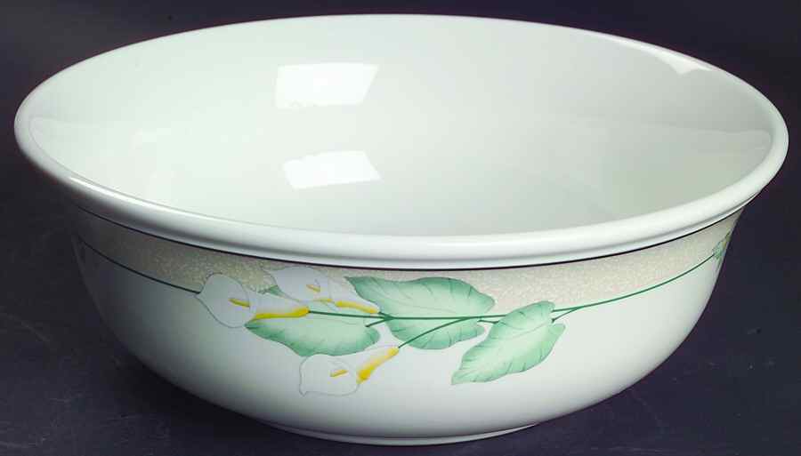 Dancing Lilies 9" Round Vegetable Bowl by Lenox-1