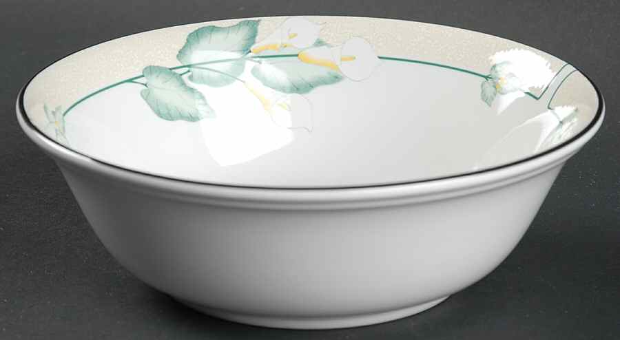 Dancing Lilies Soup/Cereal Bowl by Lenox-1