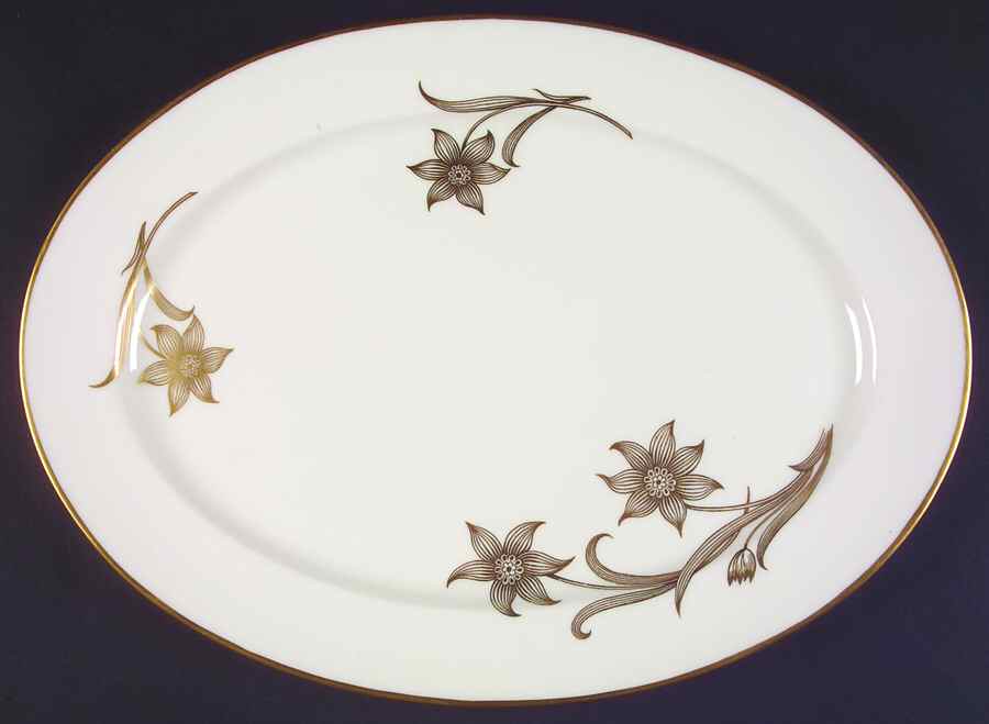 Daybreak 17" Oval Serving Platter by Lenox-1