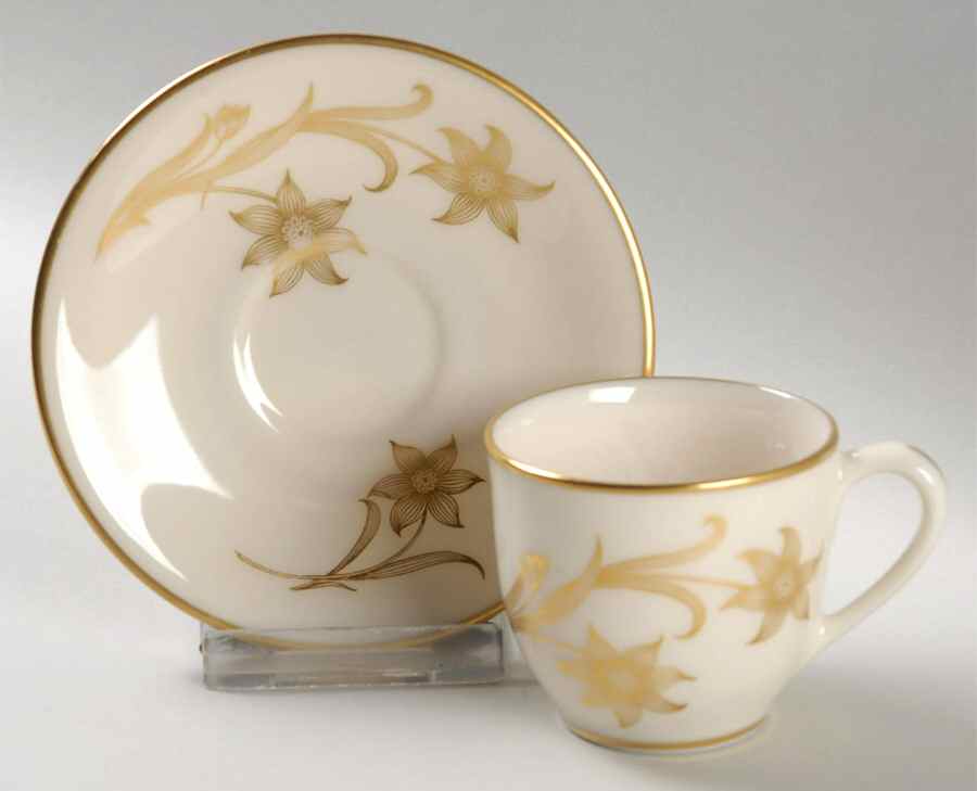 Daybreak Flat Demitasse Cup & Saucer Set by Lenox-1