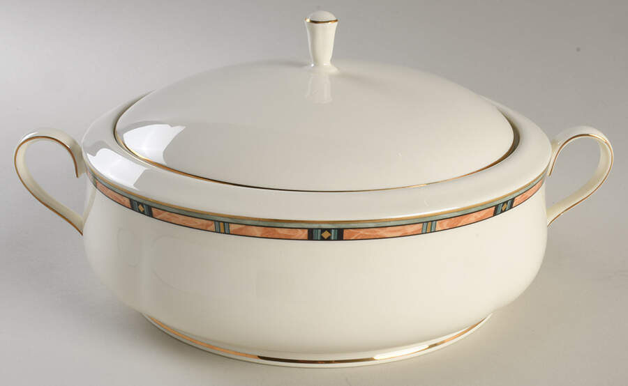 Desert Jewel Round Covered Vegetable by Lenox-1