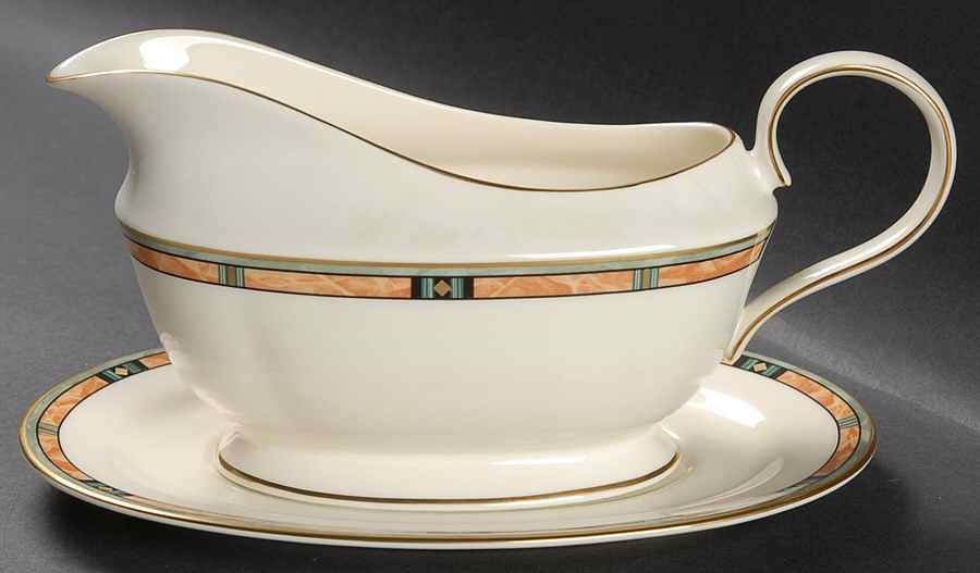 Desert Jewel Gravy Boat & Underplate by Lenox-1