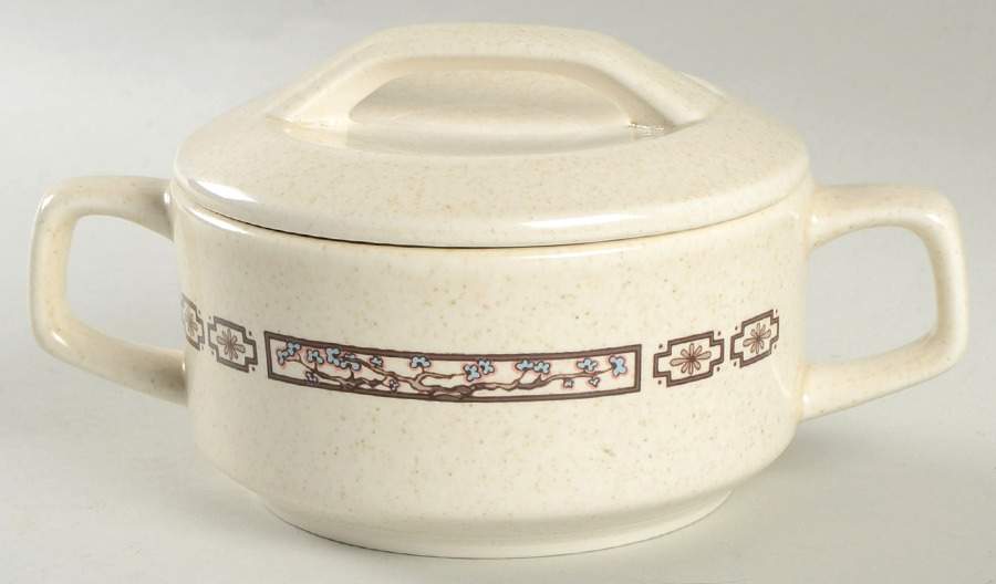 Desert Morn Sugar Bowl & Lid by Lenox-1