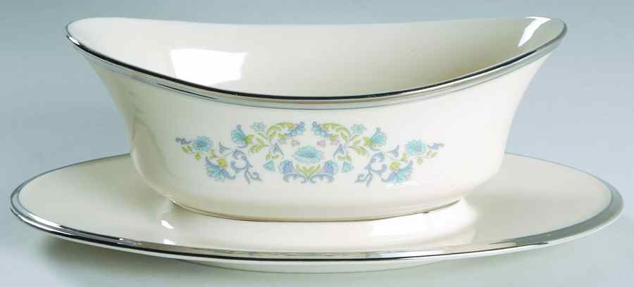 Desire Gravy Boat with Attached Underplate by Lenox-1