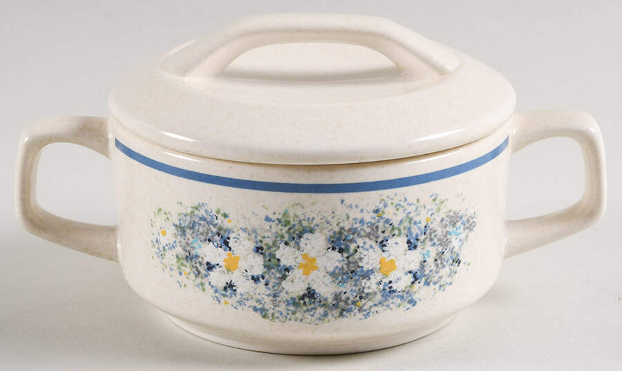 Dewdrops Sugar Bowl & Lid by Lenox-1