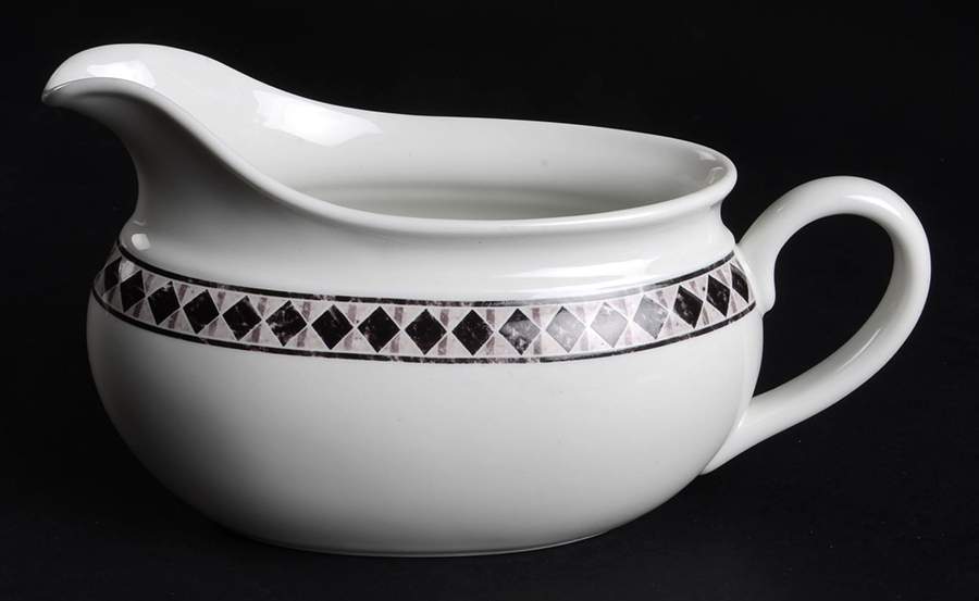 Diamond Ring Gravy Boat by Lenox-1