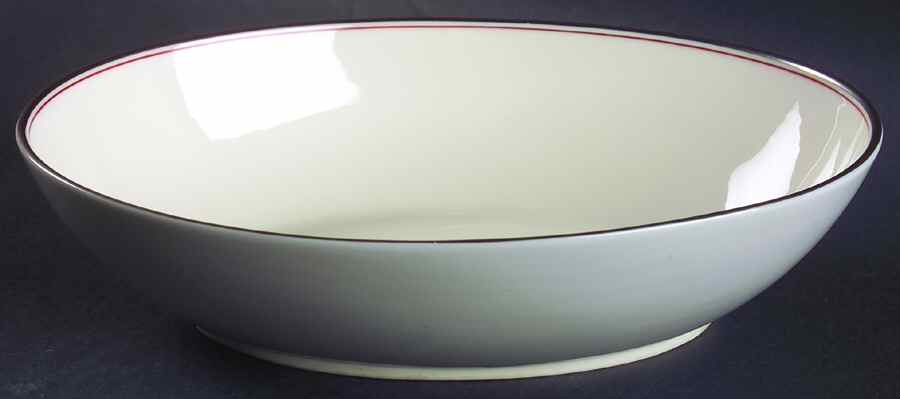 Dubarry Gray 9" Oval Vegetable Bowl by Lenox-1