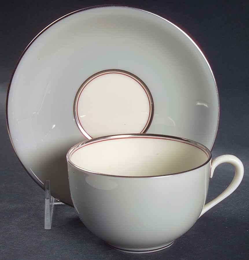 Dubarry Gray Oversized Cup & Saucer Set by Lenox-1