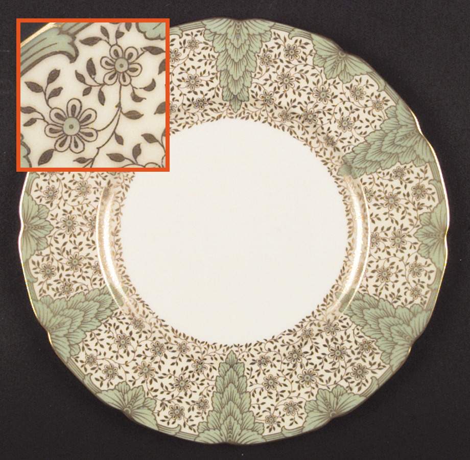 E347G Green (Scalloped) Dinner Plate by Lenox-1