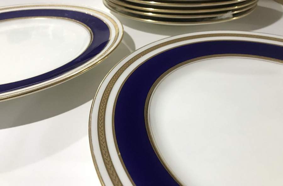 E66B Cobalt Blue Dinner Plate by Lenox-1
