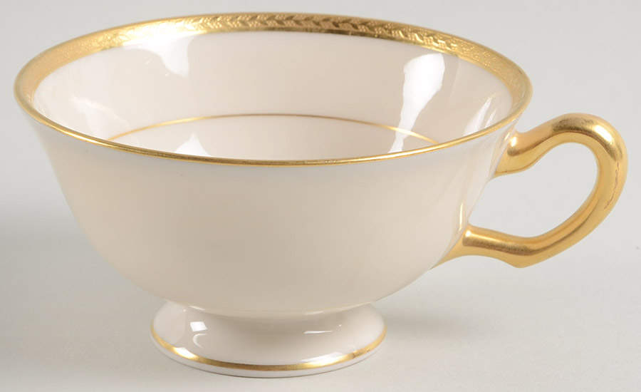 E81 Off White Footed Cup by Lenox-1