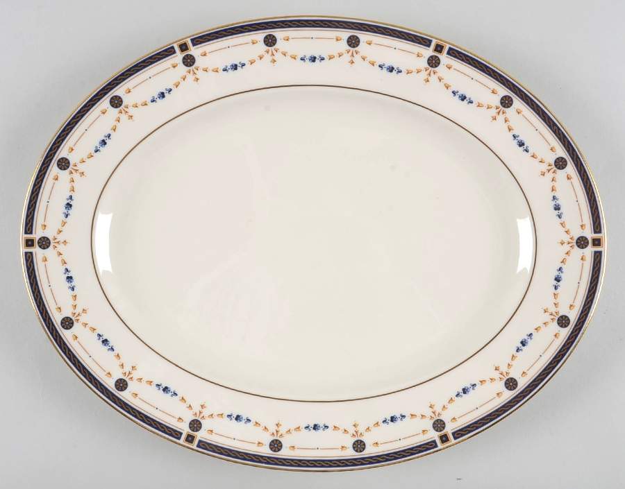 Eaton Knoll 13" Oval Serving Platter by Lenox-1