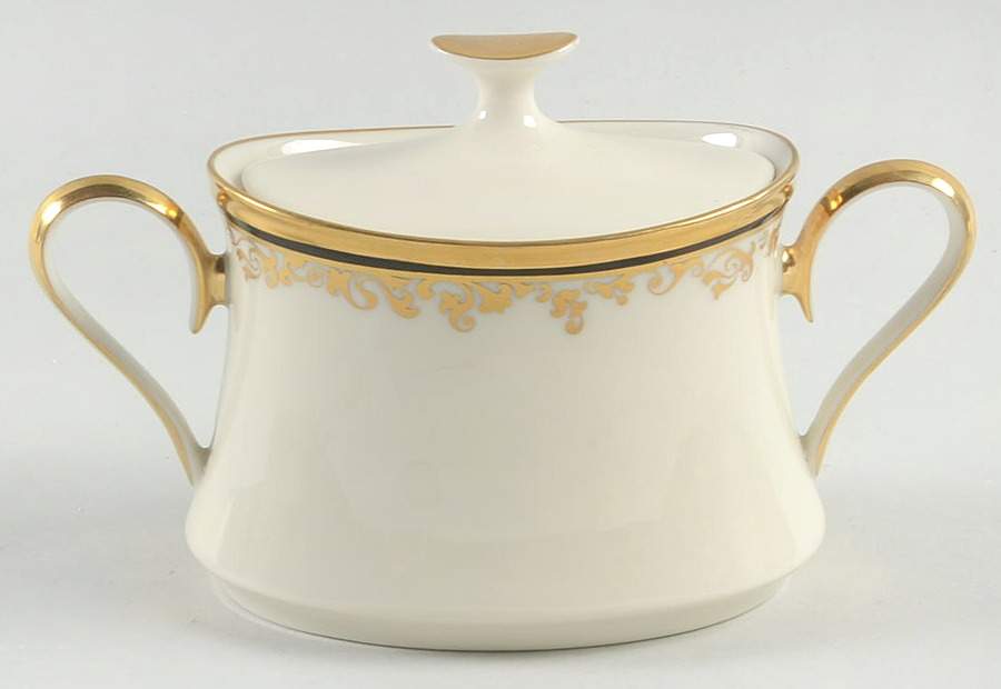 Eclipse Sugar Bowl & Lid by Lenox-1