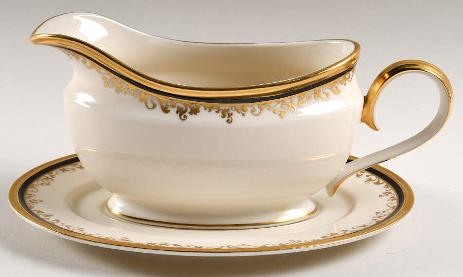 Eclipse Gravy Boat & Underplate by Lenox-1