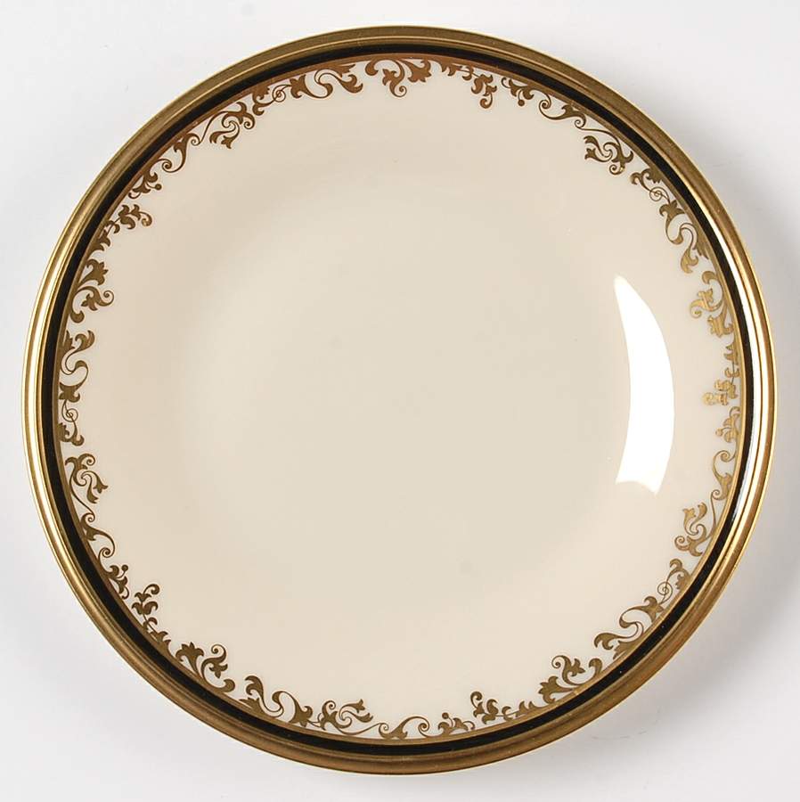 Eclipse Dessert Plate/Cream Soup Saucer for Footed Bowl by Lenox-1