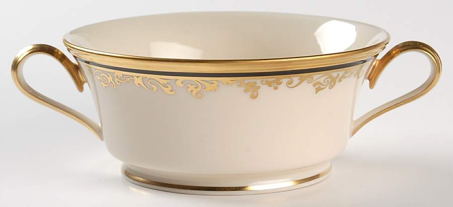 Eclipse Footed Cream Soup Bowl by Lenox-1