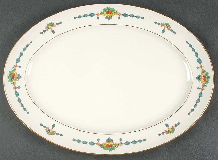 Empress 15" Oval Serving Platter by Lenox-1