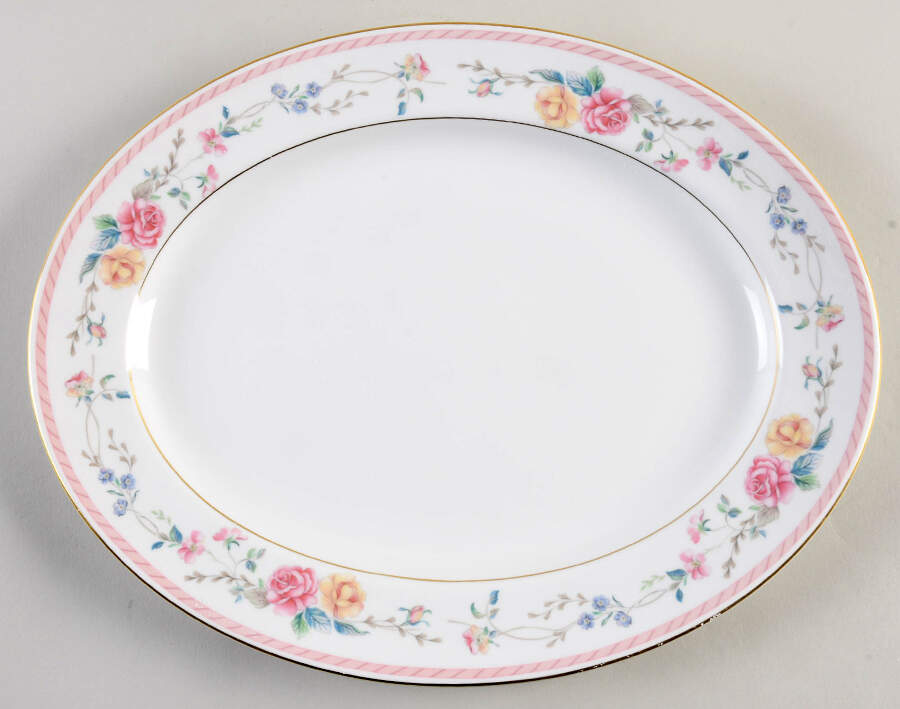 English Rose 13" Oval Serving Platter by Lenox-1