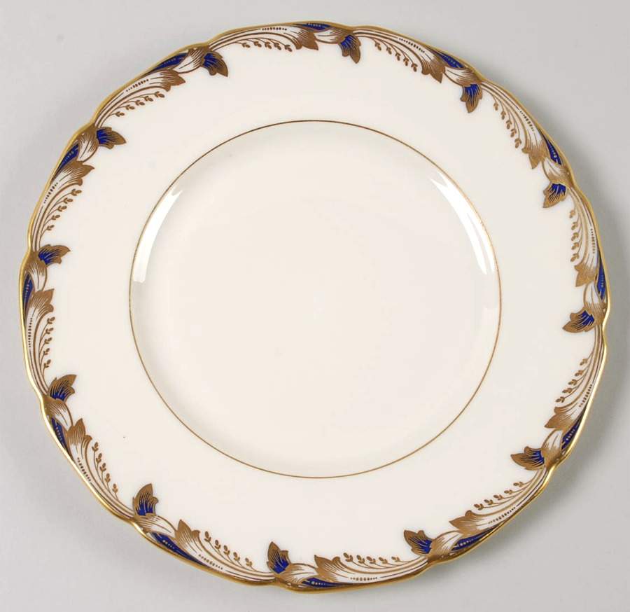 Essex Cobalt Blue (Scalloped) Luncheon Plate by Lenox-1