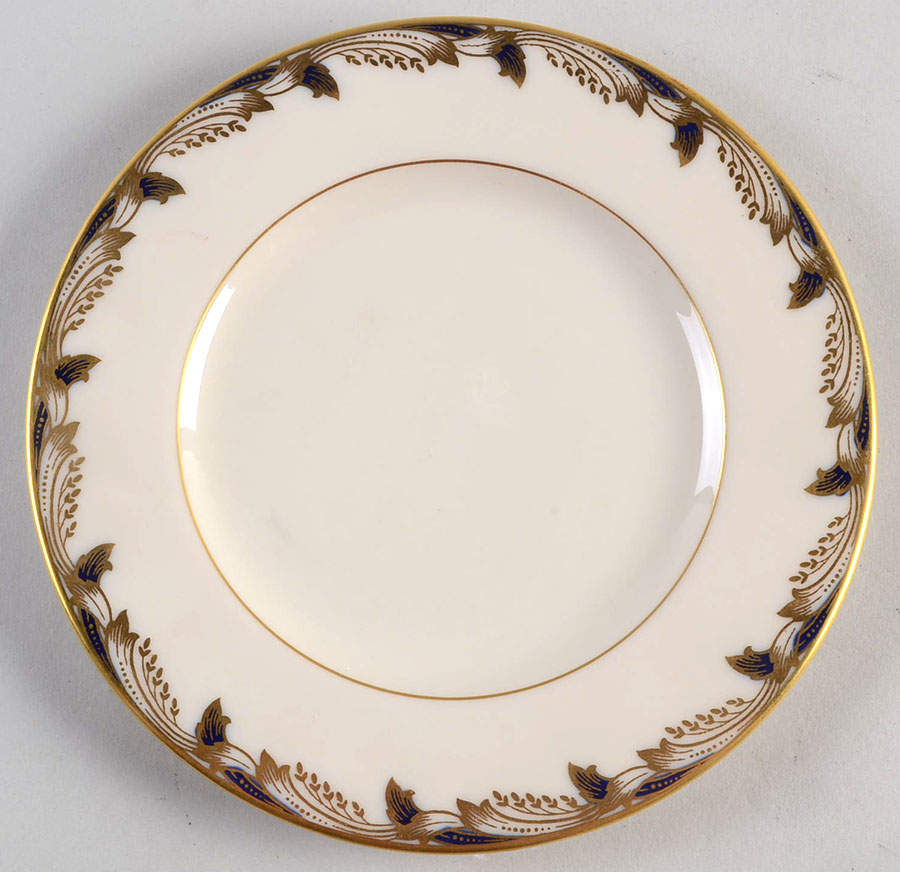 Essex Cobalt Blue (Smooth) Bread & Butter Plate by Lenox-1