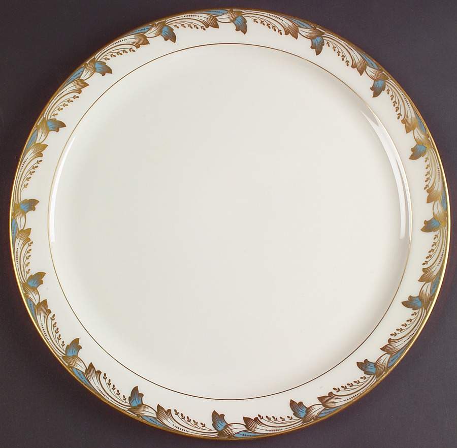Essex Light Blue Smooth 12" Chop Plate (Round Platter) by Lenox-1