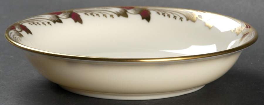 Essex Maroon (Smooth) Fruit/Dessert (Sauce) Bowl by Lenox-1