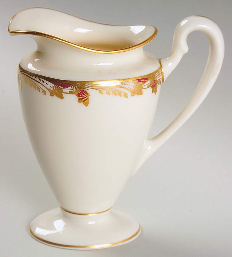 Essex Maroon (Smooth) Shape 744 Creamer by Lenox-1