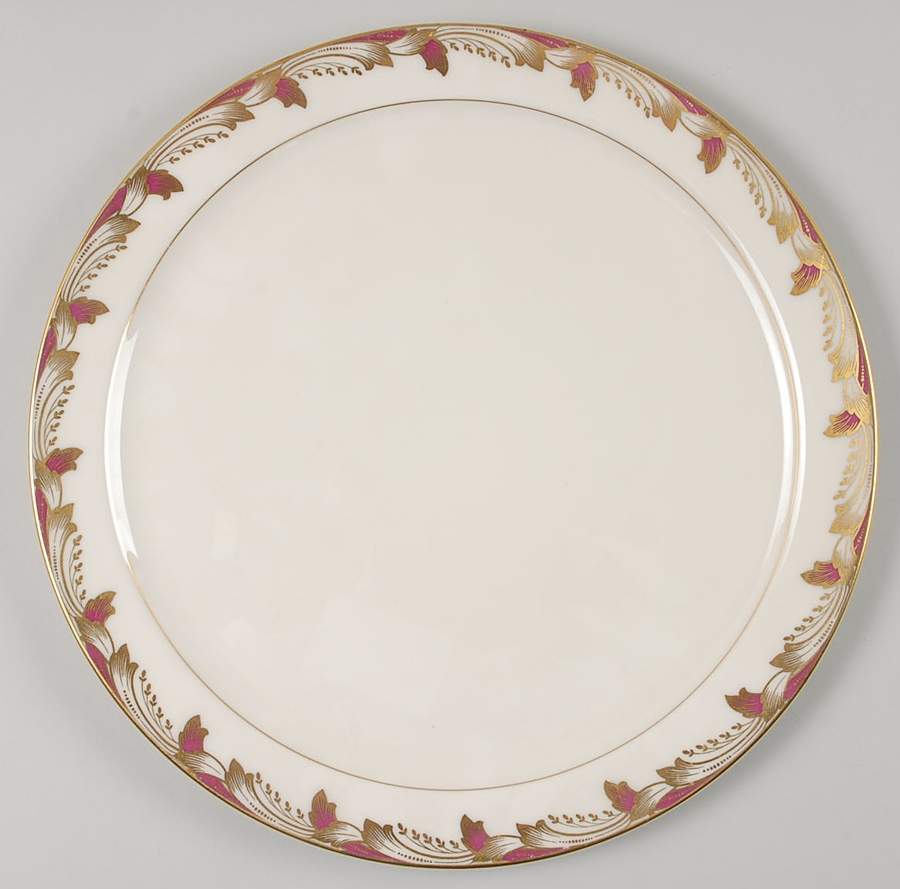 Essex Maroon (Smooth) 12" Chop Plate (Round Platter) by Lenox-1