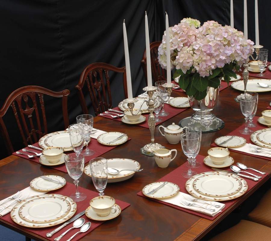 Essex Maroon (Smooth) 45 Piece Estate Set by Lenox-1
