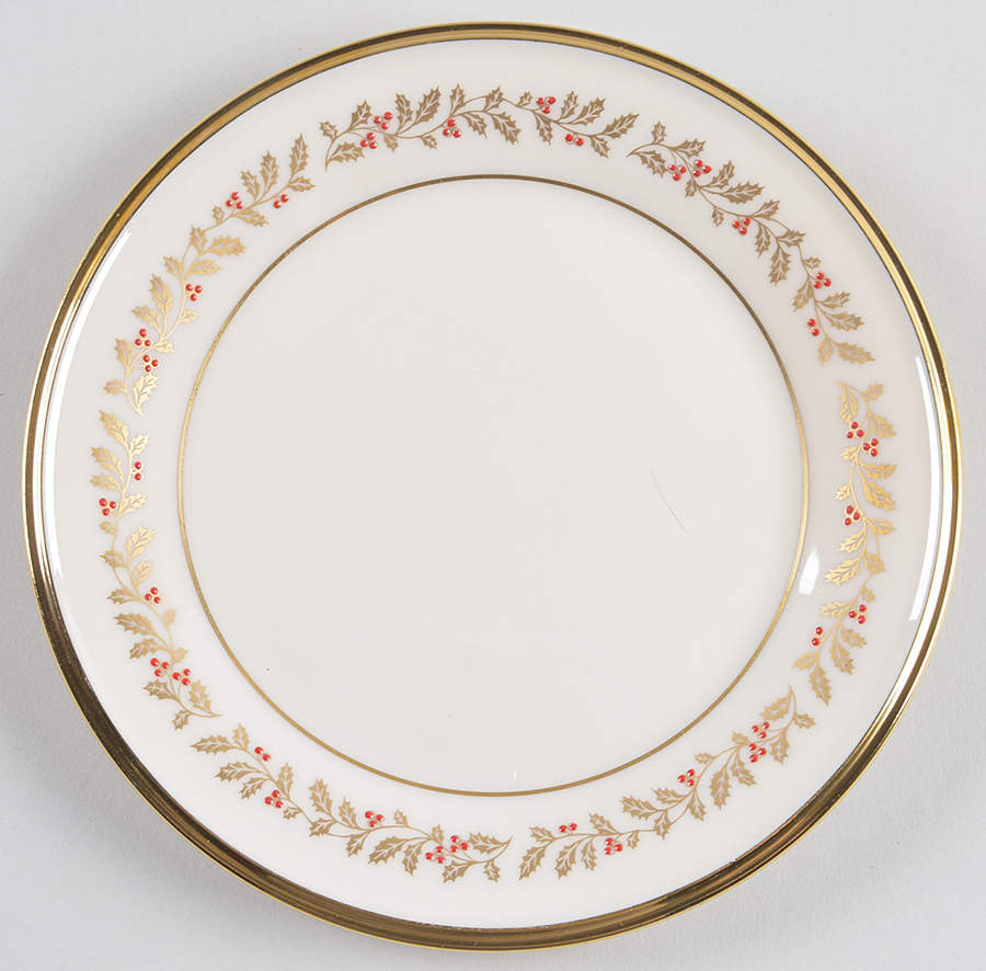 Eternal Christmas Bread & Butter Plate by Lenox-1