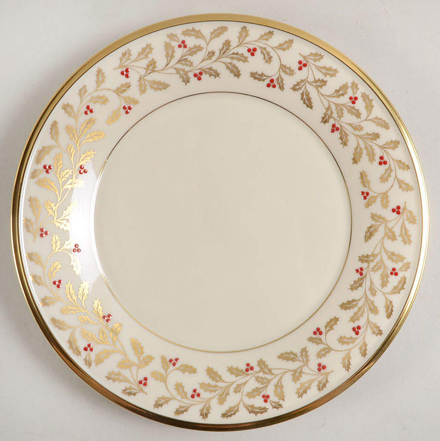 Eternal Christmas Luncheon Plate by Lenox-1