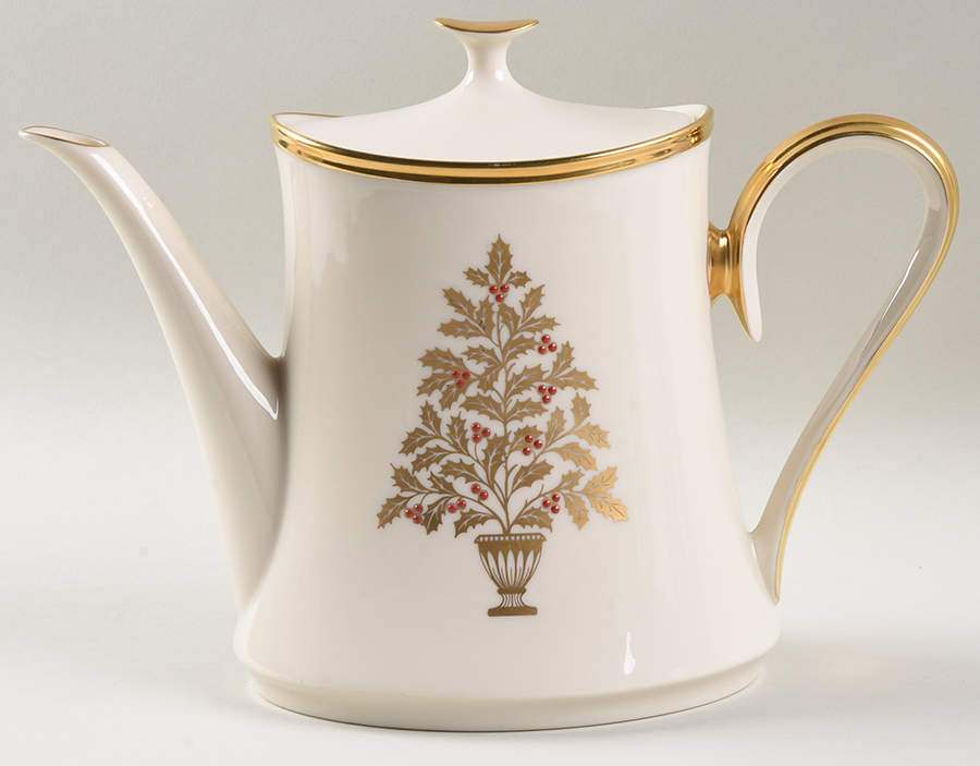 Eternal Christmas Tea/Coffee Pot & Lid by Lenox-1