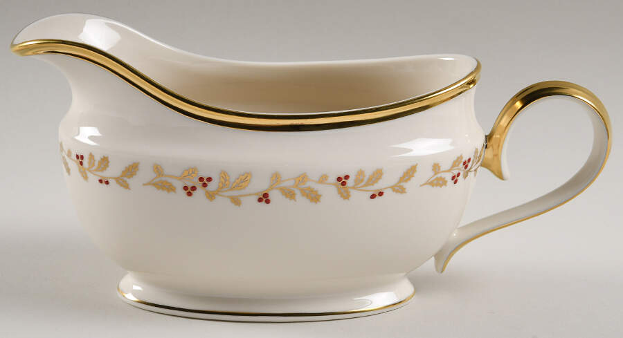 Eternal Christmas Gravy Boat by Lenox-1