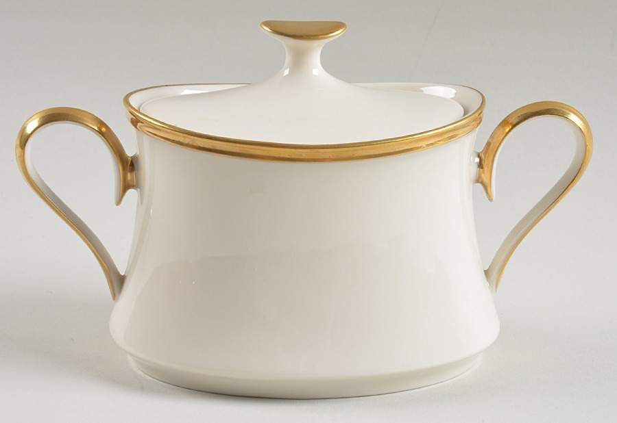 Eternal Sugar Bowl & Lid by Lenox-1