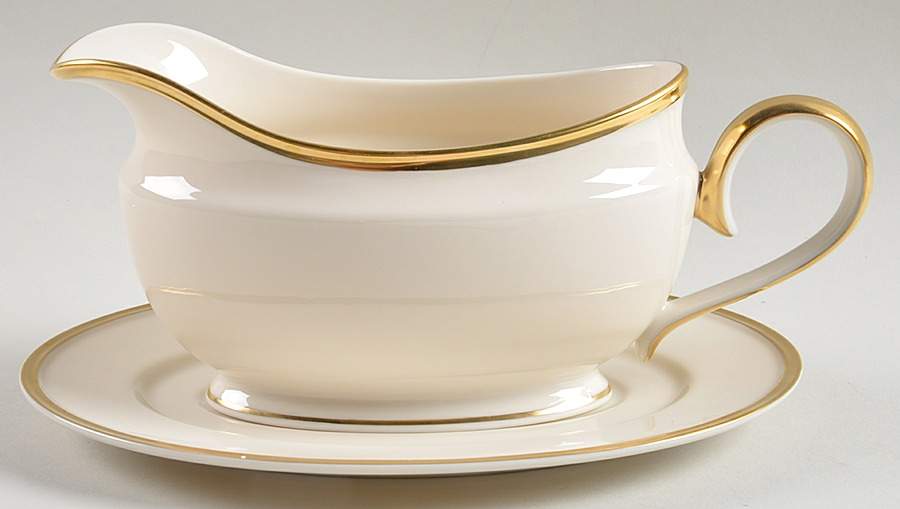 Eternal Gravy Boat & Underplate by Lenox-1