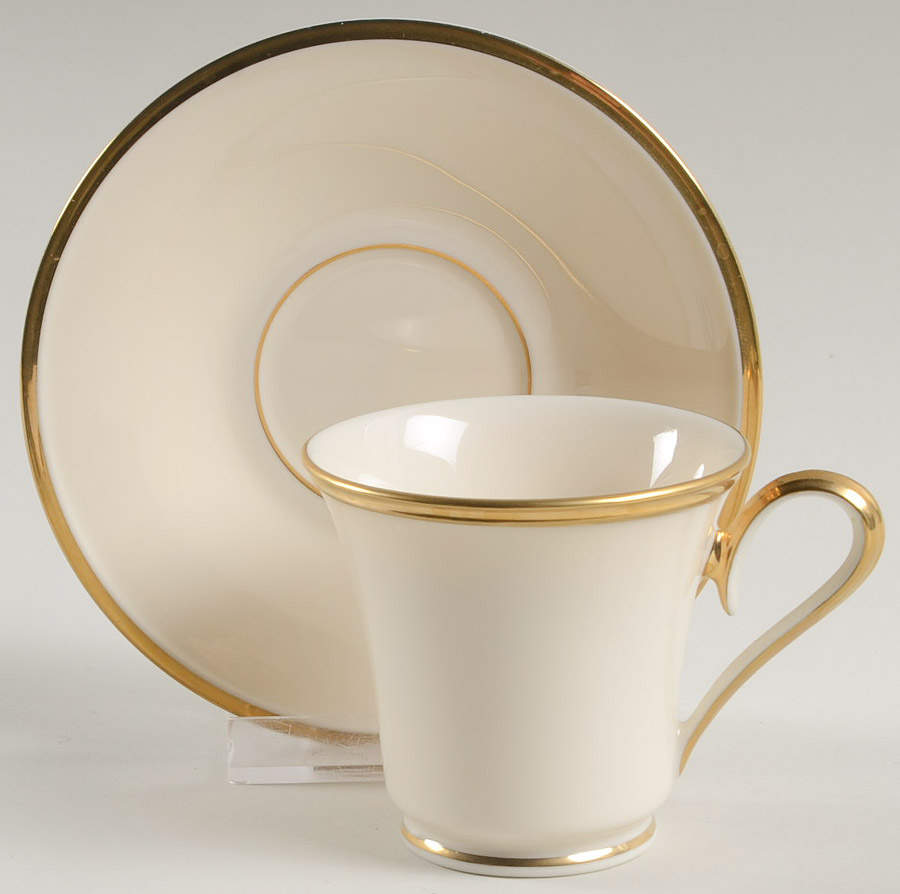 Eternal Footed Demitasse Cup & Saucer Set by Lenox-1