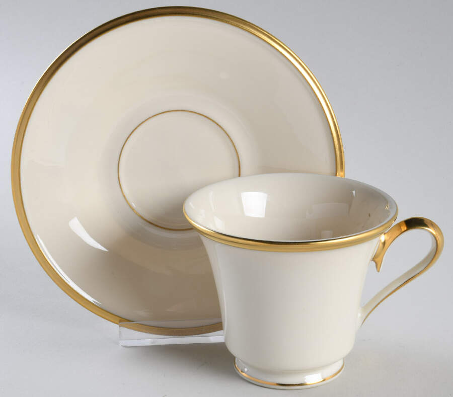 Eternal Footed Cup & Saucer Set by Lenox-1