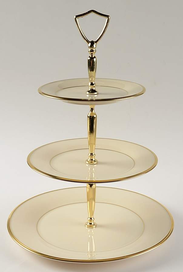 Eternal 3-Tiered Serving Tray (DP, SP, BB) by Lenox-1