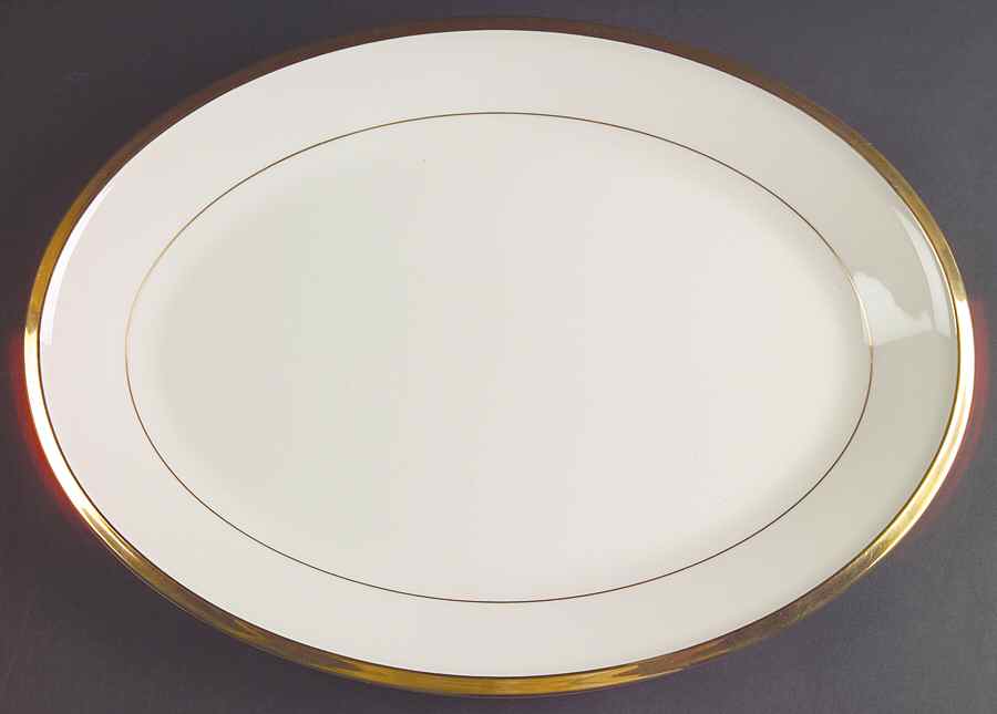 Eternal 14" Oval Serving Platter by Lenox-1