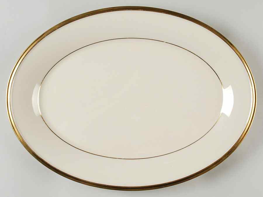 Eternal 14" Oval Serving Platter by Lenox-1