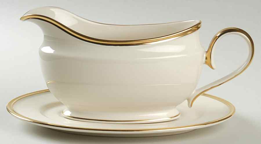 Eternal Gravy Boat & Underplate by Lenox-1
